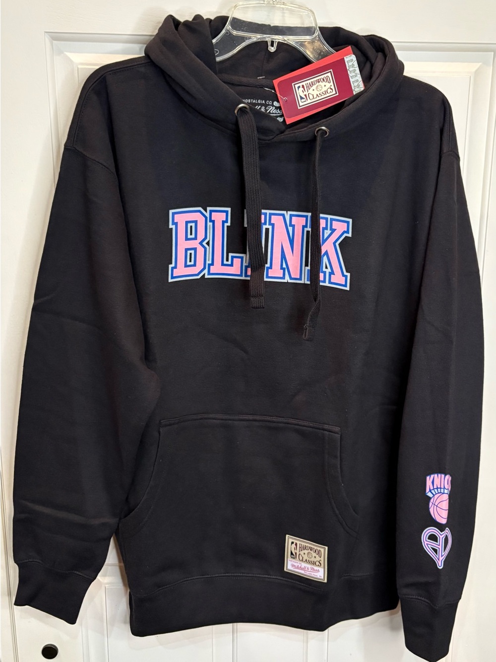 Limited-Edition Mitchell & Ness x BLACKPINK Adult L Black Pullover Hoodie